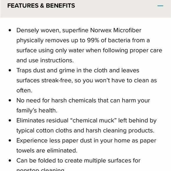 Norwex Windows Window Cloth NWT - Picture 10 of 11